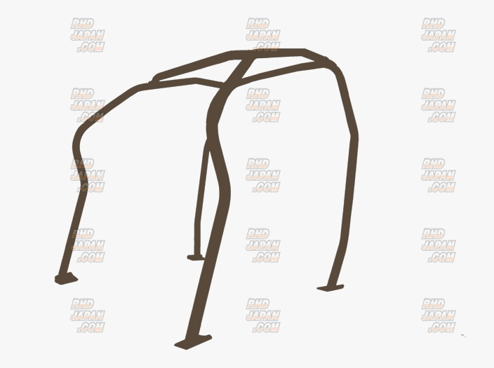 Saito Rollcage Front 4 Point Chromoly Roll Cage with Main Center Bar - MRS ZZW30